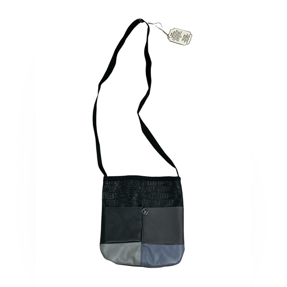 Handmade Crossbody Bag Repurposed Material NWT
